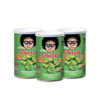 โก๋แก่ถั่วลิสงเคลือบรสชาติโนริวาซาบิ กระป๋องเล็ก 105g (1กระป๋อง)