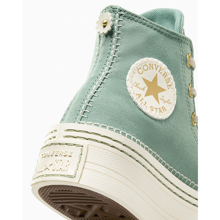 CONVERSE รองเท้าผ้าใบ รุ่น CTAS MODERN LIFT STITCH SICH HI GREEN A07547CF_U4GNXX