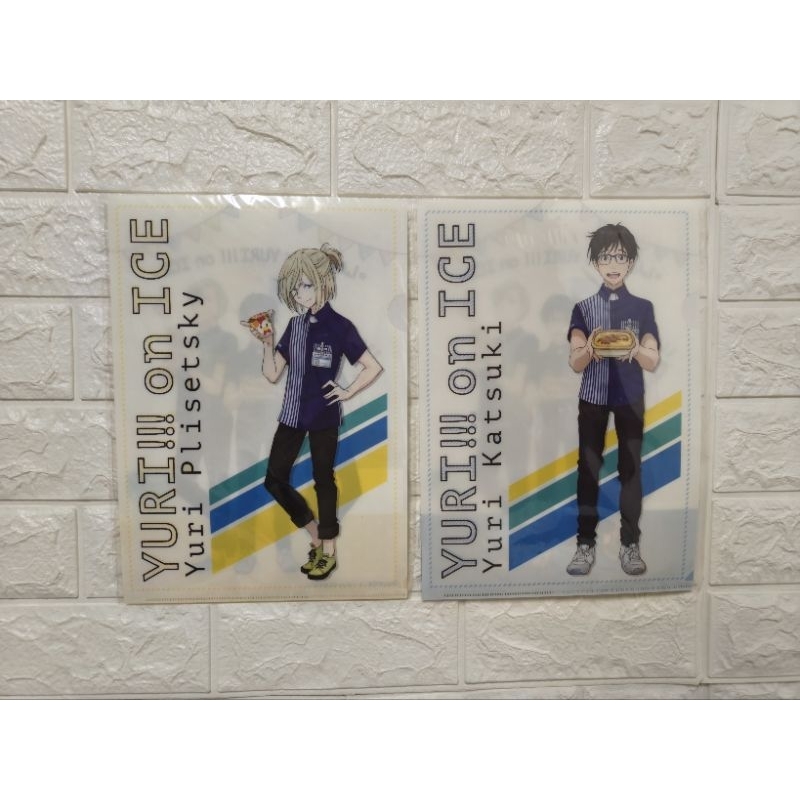 (ขายคู่) แฟ้ม Yuri plisetsky + Yuri Katsuki ยูริ ออน ไอซ์ Yuri on ice  ลิขสิทธิ์แท้