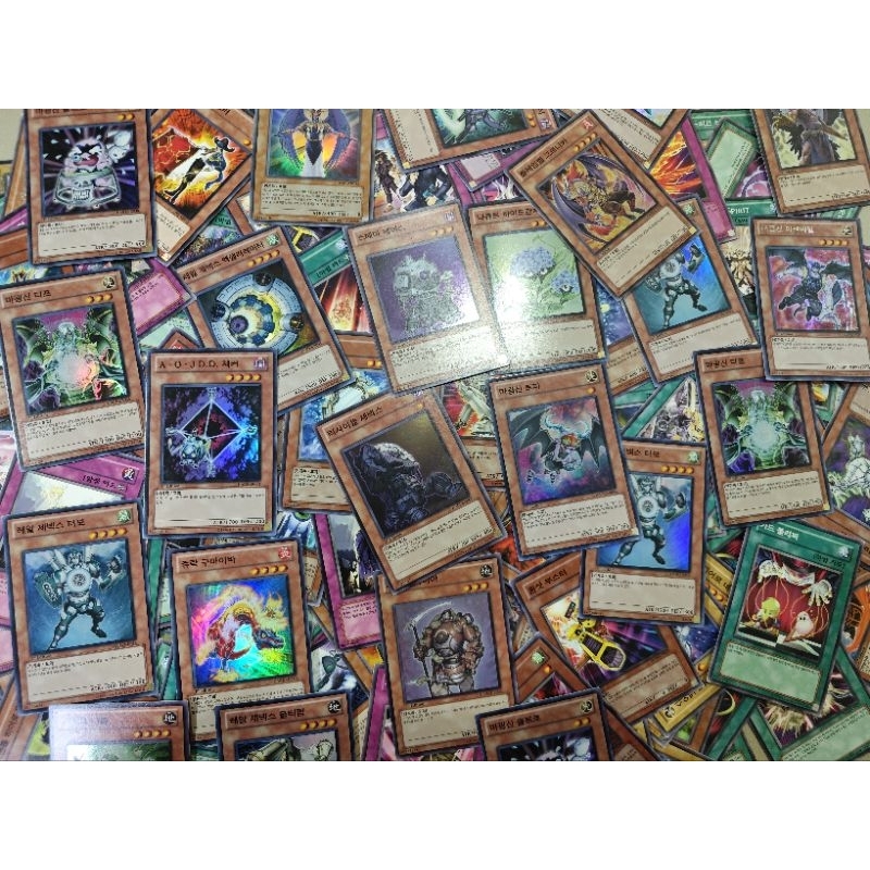 [Yu-Gi-Oh KR แท้] การ์ดยูกิของแท้ภาษาเกาหลียกลัง 350 ใบ ++