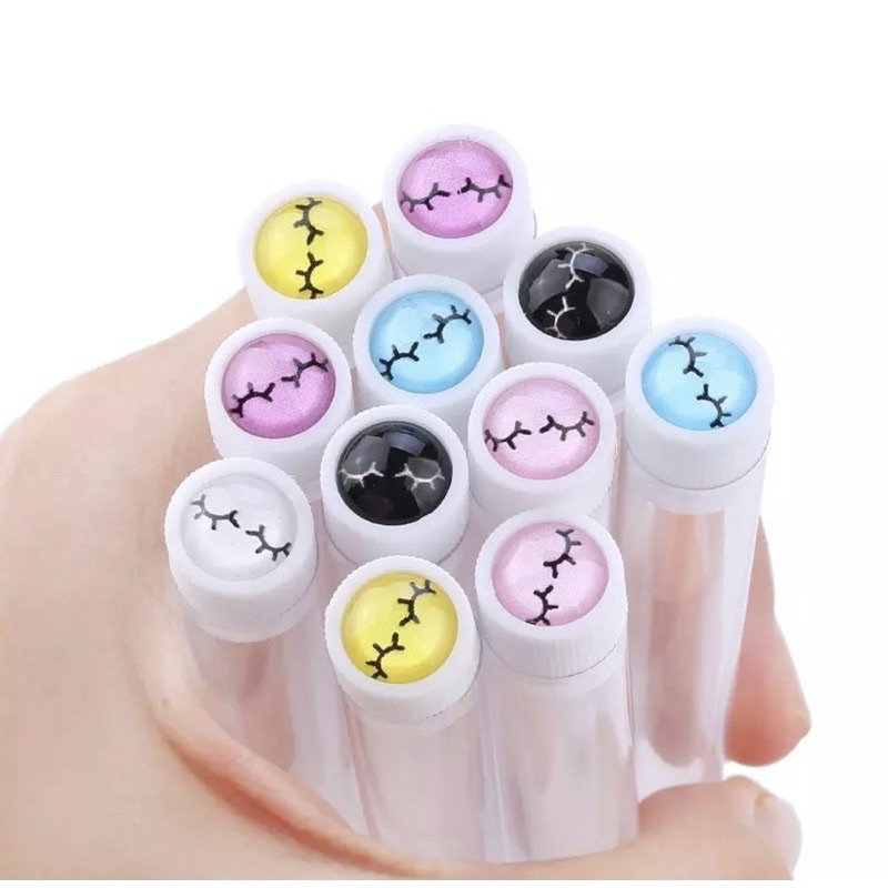 แปรงปัดขนตา แปรงปัดขนคิ้ว พร้อมหลอดเก็บ