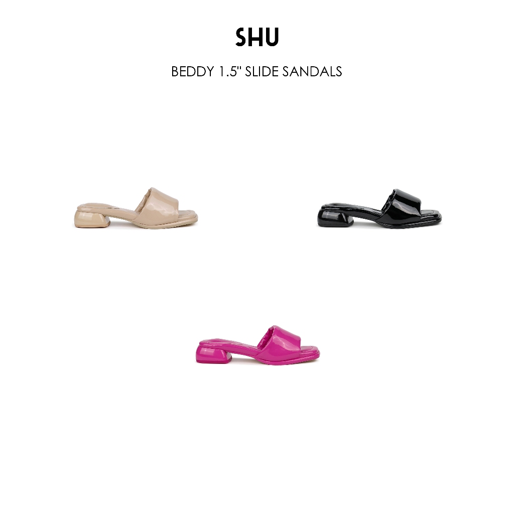 SHU BEDDY 1.5" SLIDE SANDALS รองเท้าส้นสูง