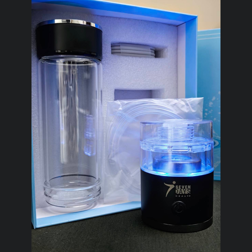 กระบอกน้ำผลิตไฮโดรเจนรุ่น 60 นาที - Hydrogen Rich Water Bottle SPE - Full Set 60 mins