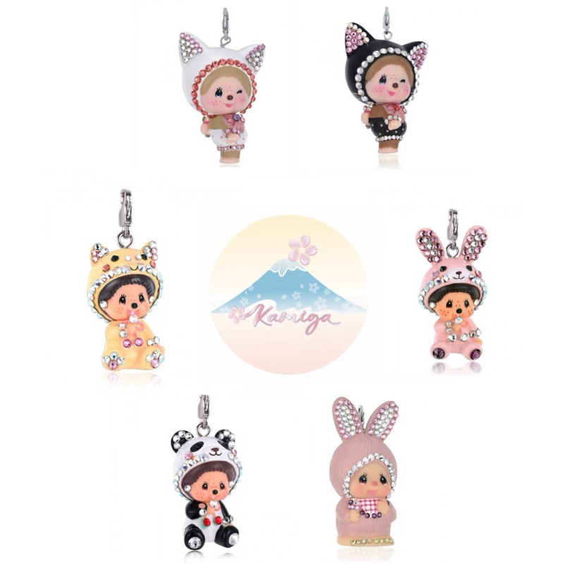พร้อมส่ง จี้ Charm MCC Monchhichi x Swarovski ของแท้