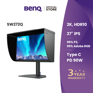 BenQ SW272Q 27นิ้ว 2K IPS AdobeRGB 90W USB-C Photographer Mo…