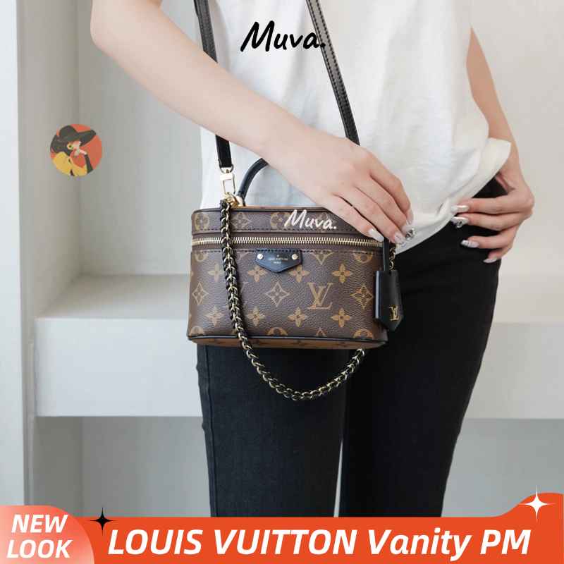 หลุยส์วิตตอง👜 LOUIS VUITTON Women's Vanity PM BAG LV Cosmetic Bag