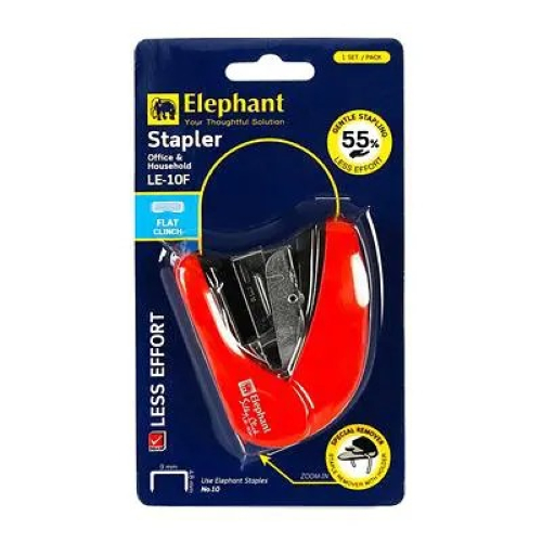 ELEPHANT เครื่องเย็บกระดาษ รุ่น LE-10F คละสี