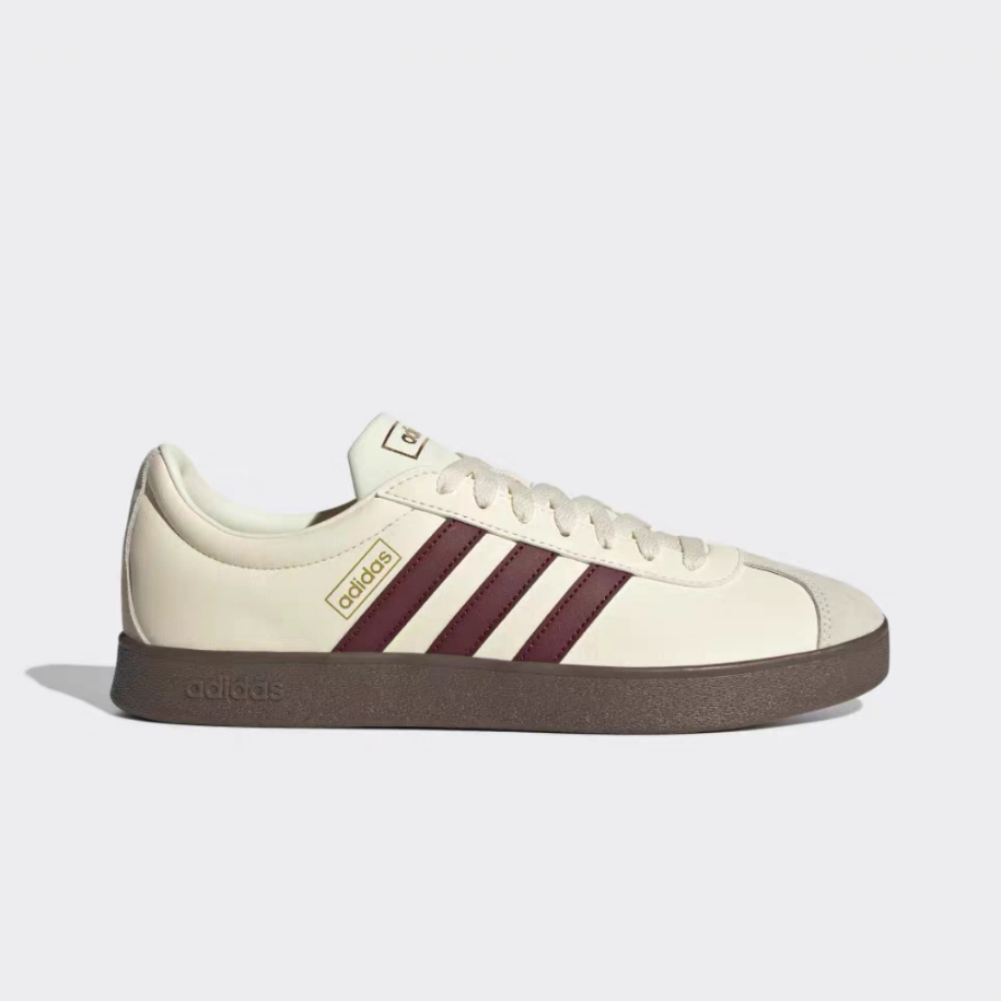 【ของแท้ 100%】Adidas VL COURT 2.0 รองเท้าผ้าใบลําลองย้อนยุคทรงเตี้ยสําหรับผู้ชายและผู้หญิง