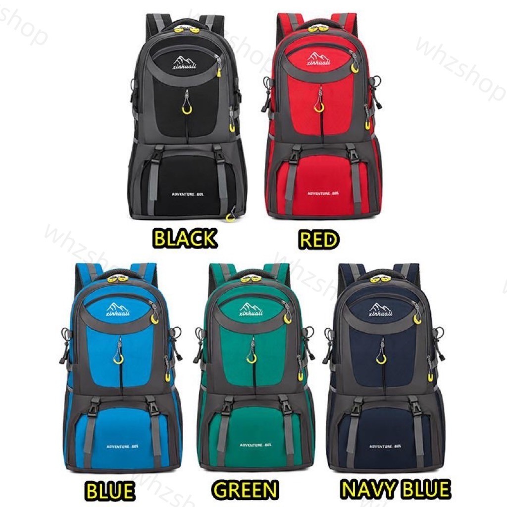 กระเป๋าเป้สะพายหลัง C40L C60L กระเป๋าเดินทางWaterproof Outdoor Backpack สำหรับผู้ชายและผู้หญิง