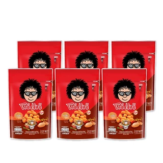 โก๋แก่ถั่วลิสงเคลือบรสชาติต้มยำซองตั้ง180g (3 ซองตั้ง)