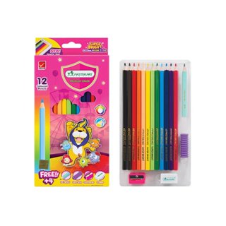 สีไม้ยาว​  12​ สี​  MASTER​ ART​ รุ่น​  SUPER​  BRIGHT​ แถม​…