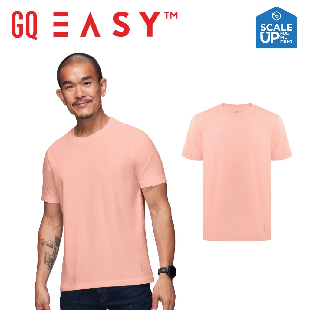 GQ Easy T-Shirt เสื้อยืดจีคิว ดับกลิ่น สีพีช ของแท้ 💯%