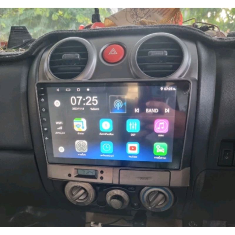 จอแอนดรอยด์​ 14รถยนต์พร้อมหน้ากากขนาด​ 9​ นิ้ว ปลั๊กตรงรุ่นสำหรับ ISUZU D-MAX(2007-2011) แอร์กลม (แรม 4 รอม32GB)