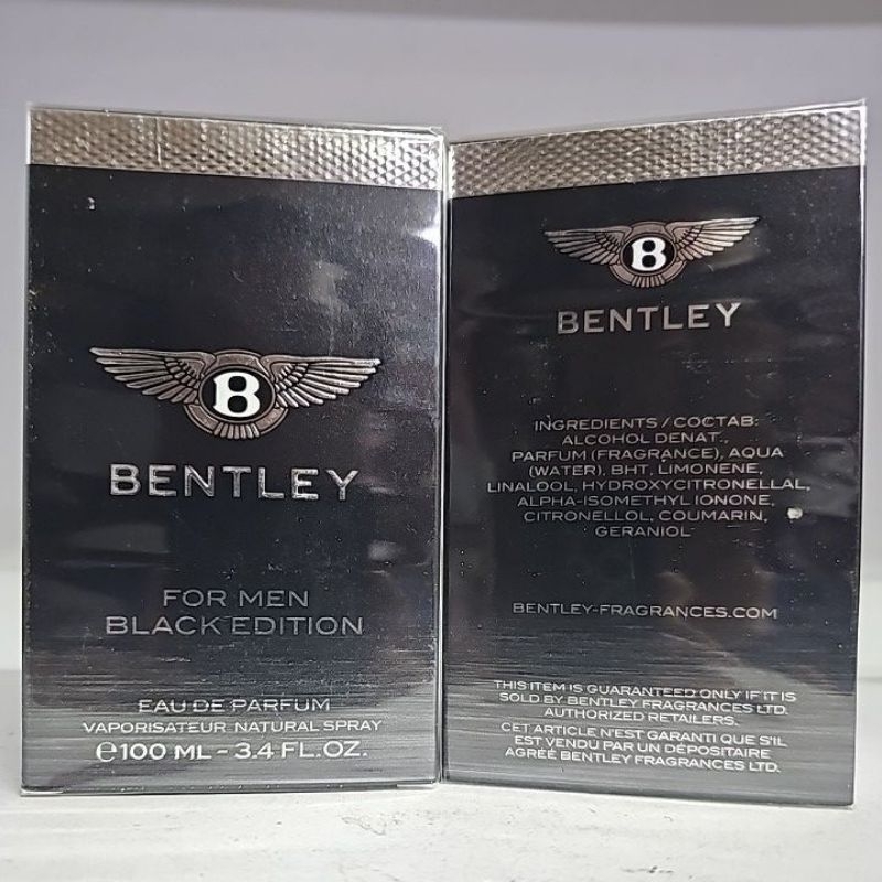 Bentley For Men Black Edition Eau De Parfum Spray 100ml/3.4oz