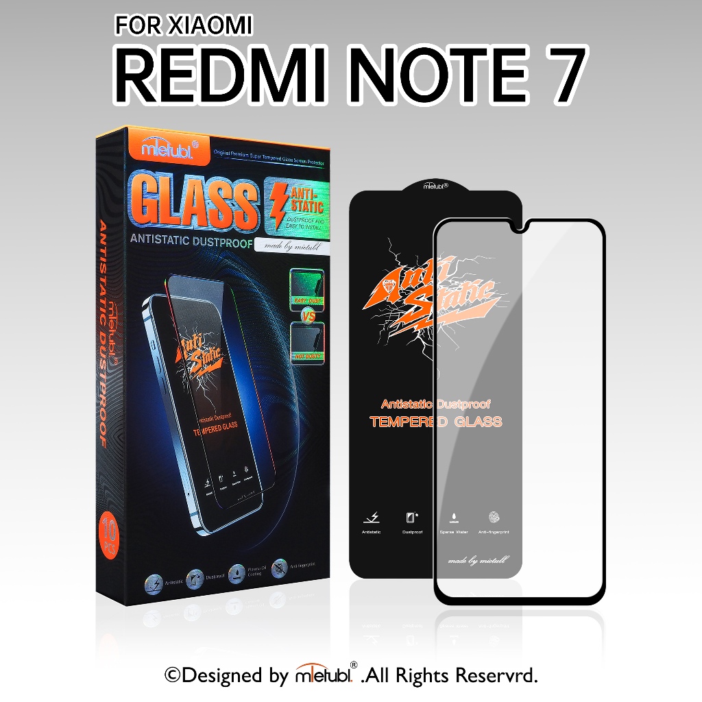 กระจกนิรภัย ฟิล์มไฮโดรเจล Mietubl FOR Xiaomi Redmi Note 7 เต็มจอ