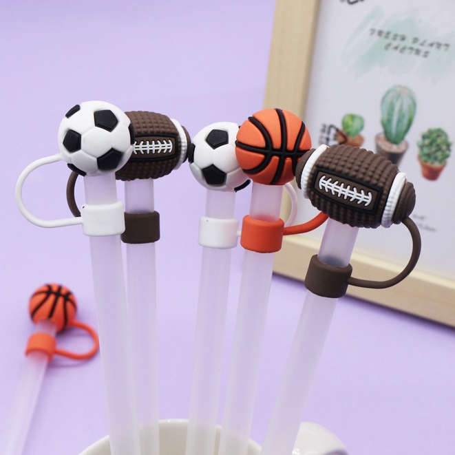 Sports Expression Series จุกปิดหลอดดูดน้ํา ฝาปิดหลอด 9-10 มม. ซิลิโคน  กันฝุ่น ใช้ซ้ําได้ . - รูปที่ 2