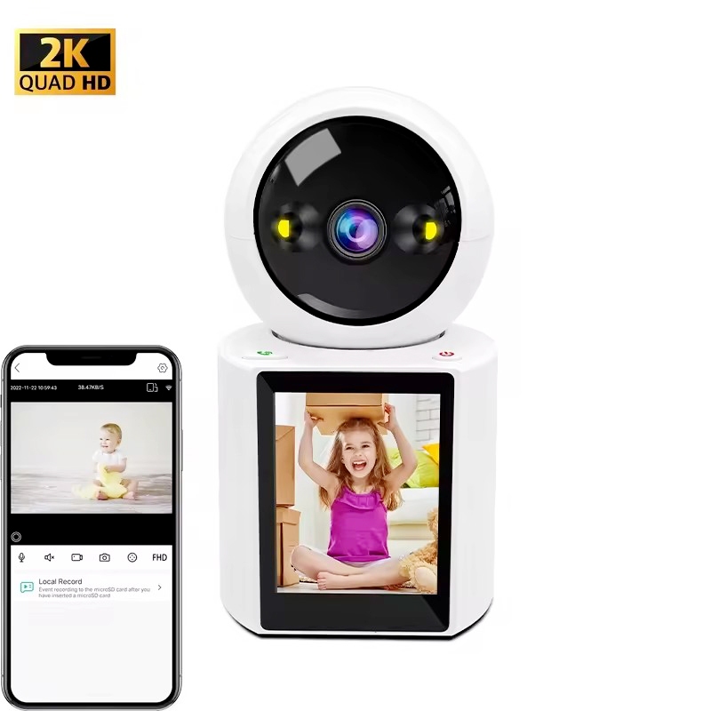 [ ร้านไทย ได้ของเร็ว ] iCSEE กล้องวงจรปิดในบ้าน โทรออกได้ DP06 มีจอแสดงภาพ Video Calling Smart Camera