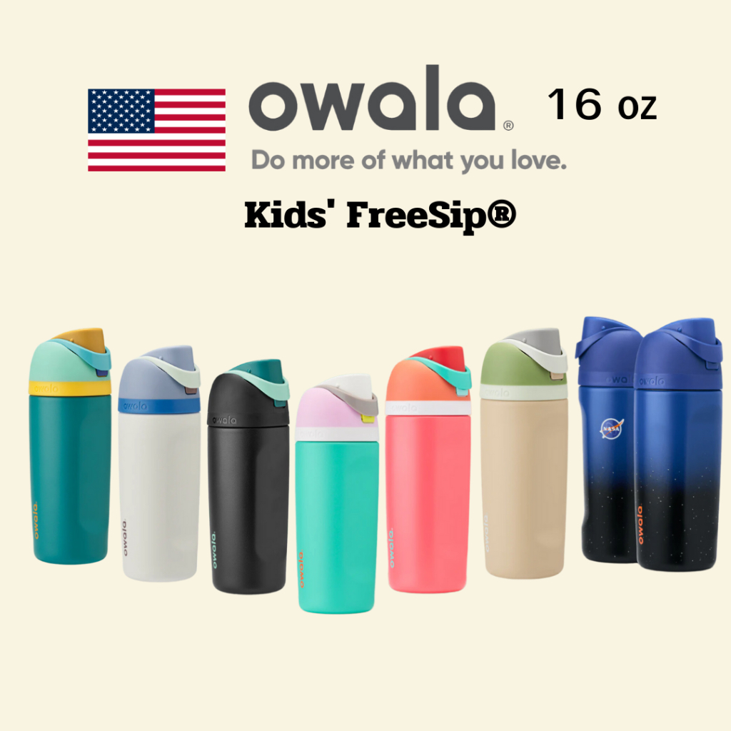 🇺🇸 <<<< พร้อมส่ง >>>> Owala Kids FreeSip 16oz ขวดน้ำสำหรับเด็ก474ml.