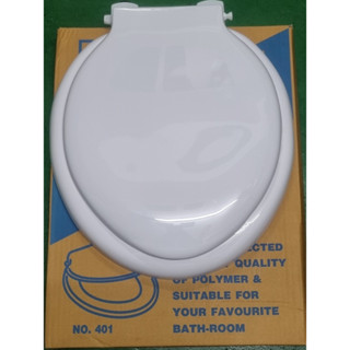 ฝารองนั่งชักโครก ทรงกลม SIE รุ่น 401 สีขาว