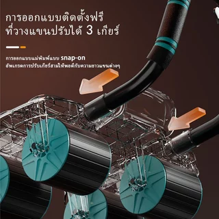 🚚ลูกกลิ้งออกกาย ลูกกลิ้งลดพุง 4ล้อ 6ล้อ​ 6ศอกศอก ลูกกลิ้งขนาดใหญ่ ลูกกลิ้งบริหารหน้าท้อง ดึงกลับอัตโนมัต ลูกกลิ้งออกกํา
