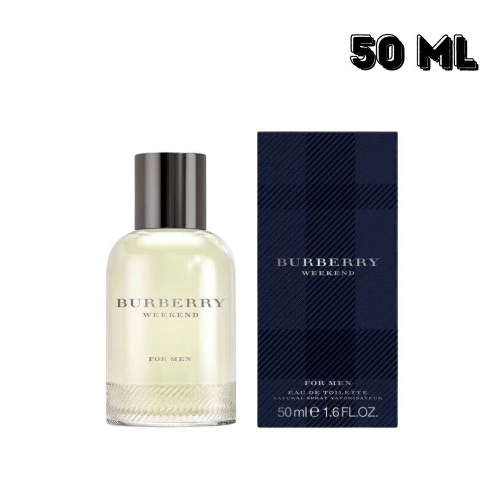 (50 ML) Burberry Weekend For Men EDT 50 ml. กล่องซีล ป้ายคิงพาวเวอร์