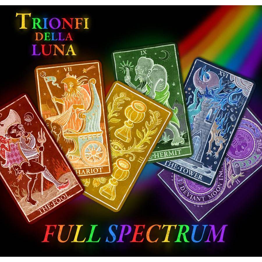 ไพ่ทาโรต์ ไพ่ยิปซี ไพ่ออราเคิล แท้ TAROT ORACLE CARDS : TRIONFI DELLA LUNA - Full Spectrum Paradoxical Ed ของใหม่ ของแท้