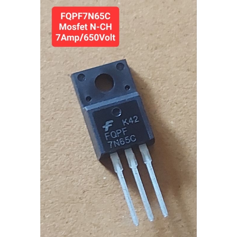 FQPF7N65 Mosfet N-CH 7Amp/650Volt