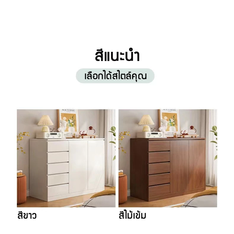 ตู้เก็บของอเนกประสงค์ 3 ชั้น 120/140 ซม ไม้เนื้อแข็ง thumbnail 10
