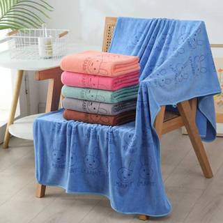 ผ้าขนหนู ผ้าเช็ดตัว ผืนใหญ่ ลายการ์ตูน ลายกระต่าย ลายน่ารัก …