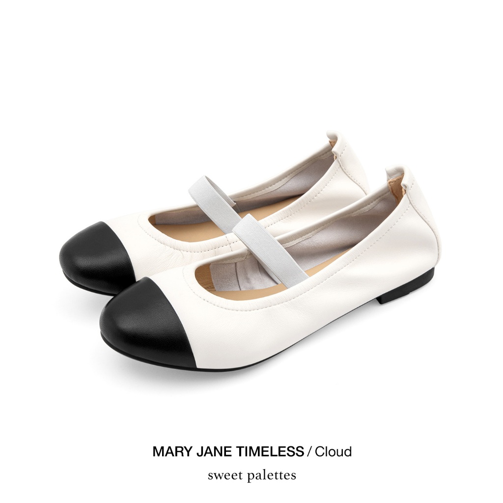 Sweet Palettes รองเท้าหนังแกะ Mary Jane Timeless Cloud