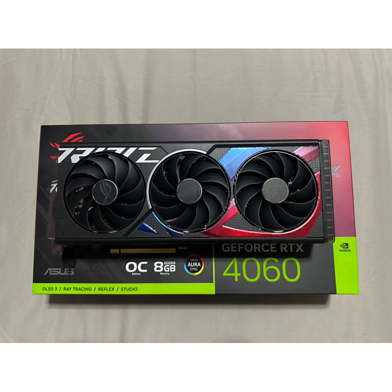 RTX 4060 8GB ASUS ROG STRIX OC มือสอง ประกันศูนย์ไทย