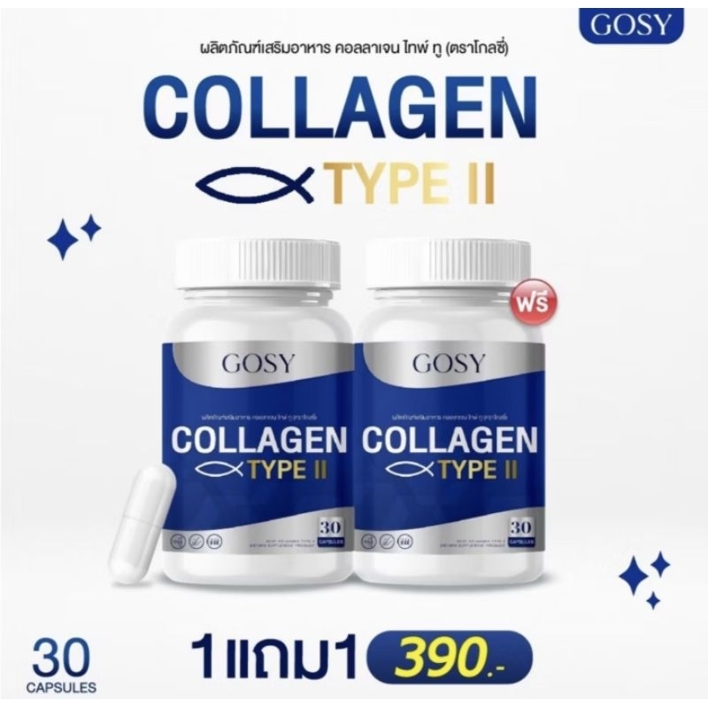 Ryoko COLLAGEN TYPE ll คอลลาเจน ไทป์ ทู พลัส แคลเซียม(1แถม1)