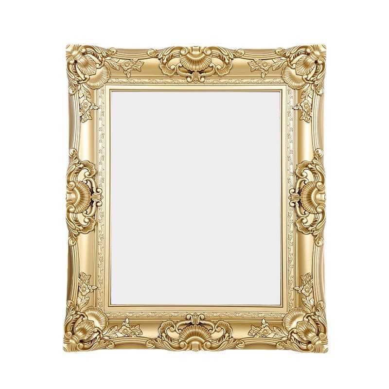 nuizy กระจกแขวนผนัง กรอบพลาสติก 59x69cm แต่งบ้าน Luxury
