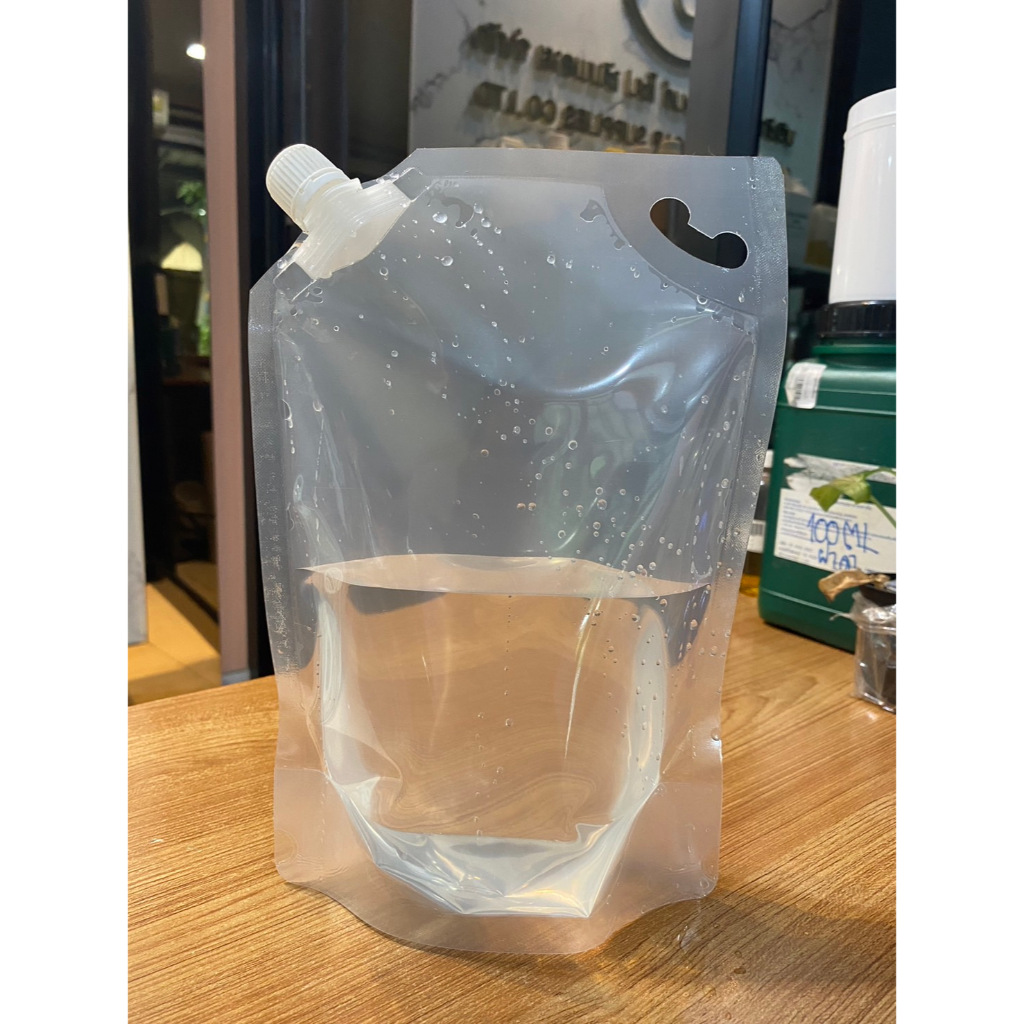 ถุงซองใสฝาเกลียว 1000ML แพ็คละ 50ชิ้น รหัสสินค้า - 007460