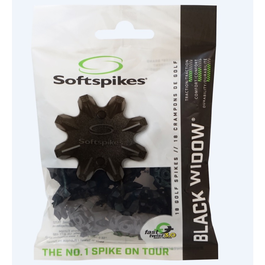 Spike Black Widow Fast Twist 3.0 - 18Ct Black