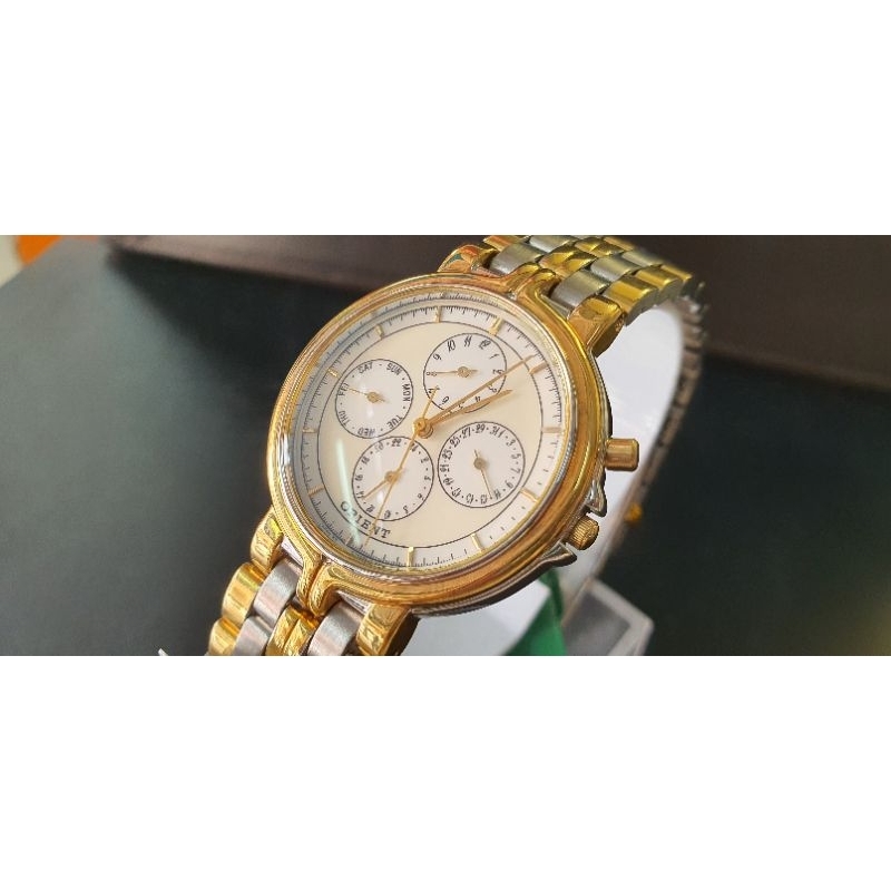 นาฬิกา ORIENT ทูโทนC7F002-70 ของแท้