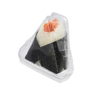 (50 ชิ้น) กล่องใส่อาหาร Food Pack KL-51 (OPS) สำหรับโอนิกิริ Onigiri