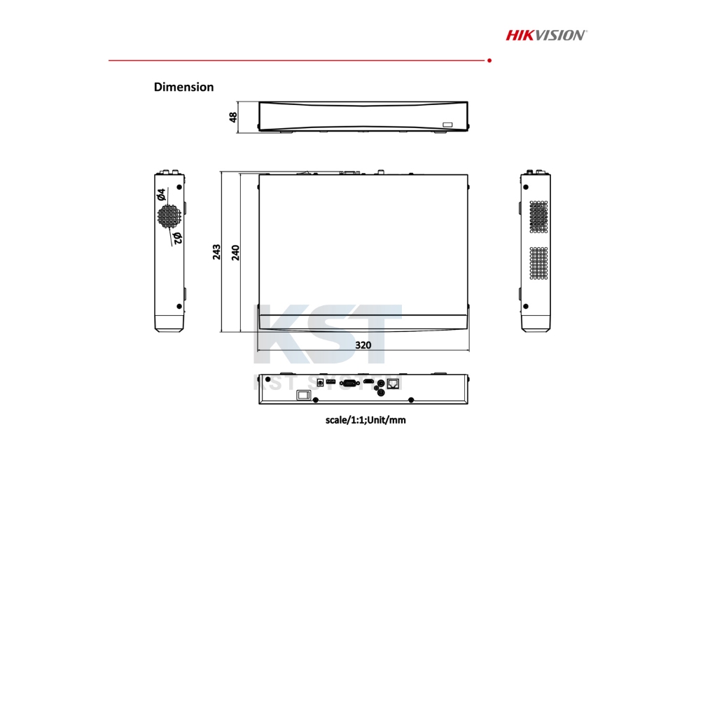 DS-7616NXI-K1 Hikvision Acusense NVR 16ช่อง