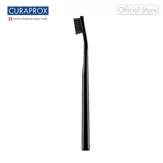 CURAPROX Black Is White toothbrushes duo (white/black) สำหรับช่วยขจัดคราบสีบนผิวฟัน (จำหน่ายเป็นคู่)