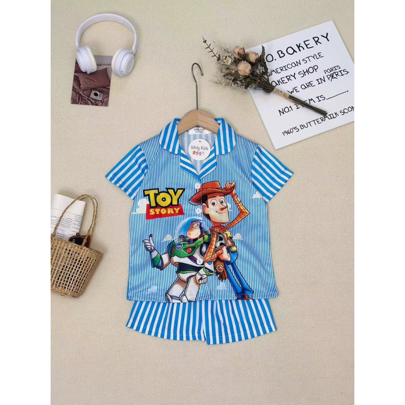 ชุดนอน Toy story ผ้าเนื้อดีนิ่มใส่สบาย