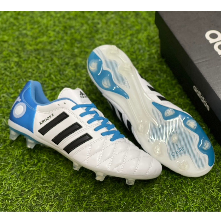 รองเท้าฟุตบอล สตั๊ด อดิดาส Adidas Adipure 11Pro Toni kroos Limited หนังแท้ ถ่ายจากสินค้าจริง(แถมดันท