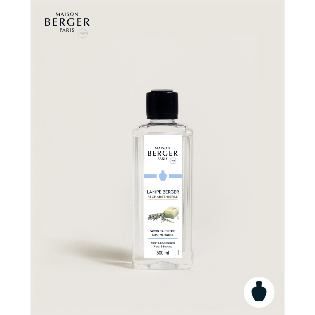Maison Berger Paris, Soap Memories 500ml, น้ำหอมสำหรับบ้าน น้ำหอมเติมตะเกียง ตะเกียงน้ำหอม น้ำหอมฝรั่งเศส บ้านหอม