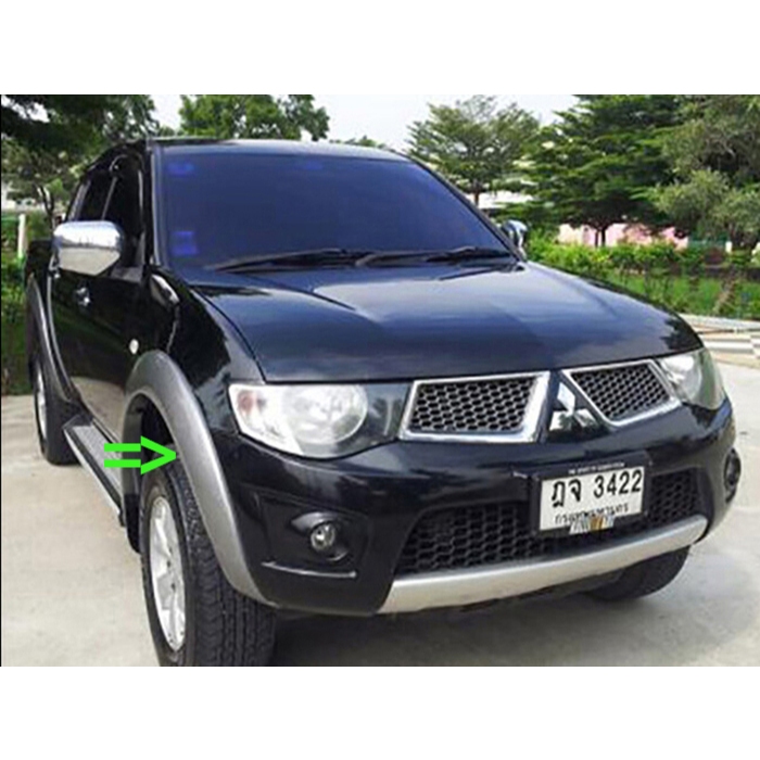 คิ้วล้อ Triton 2006-2013 กว้าง 5 นิ้ว ครบ 4 ล้อ สำหรับตอนเดียว / CAB ชุดติดตั้งครบ พร้อมส่งวันนี้