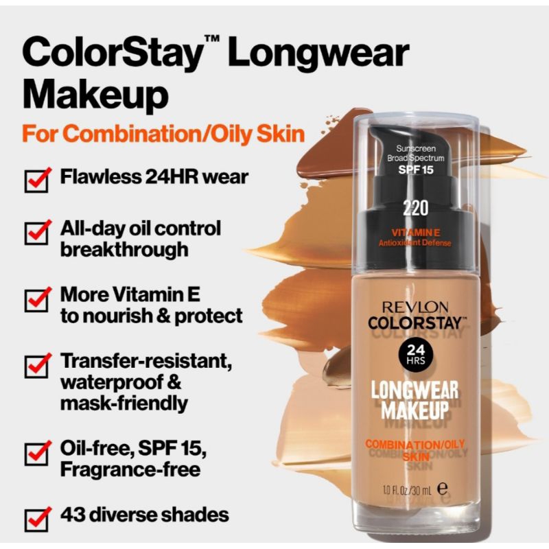รองพื้นRevlon ColorStay™ Longwear Makeup