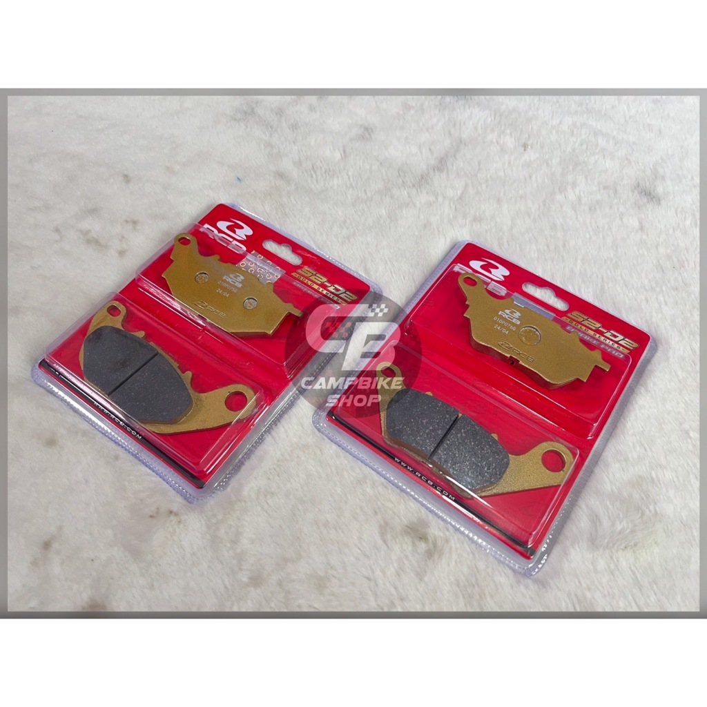 ใหม่! ผ้าเบรคRCB S2-D2 Gold Series ตรงรุ่นXmax/R3