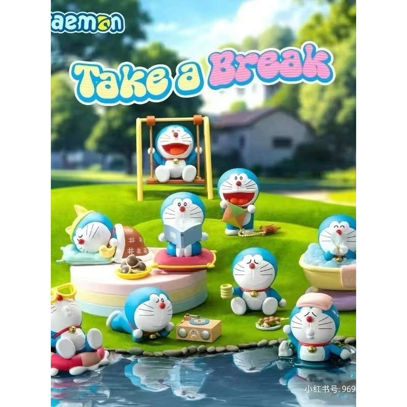 [ลดอีก30%โค้ดแฟชั่น] 52TOYS DORAEMON TAKE A BREAK BLIND BOX โมเดล ของเล