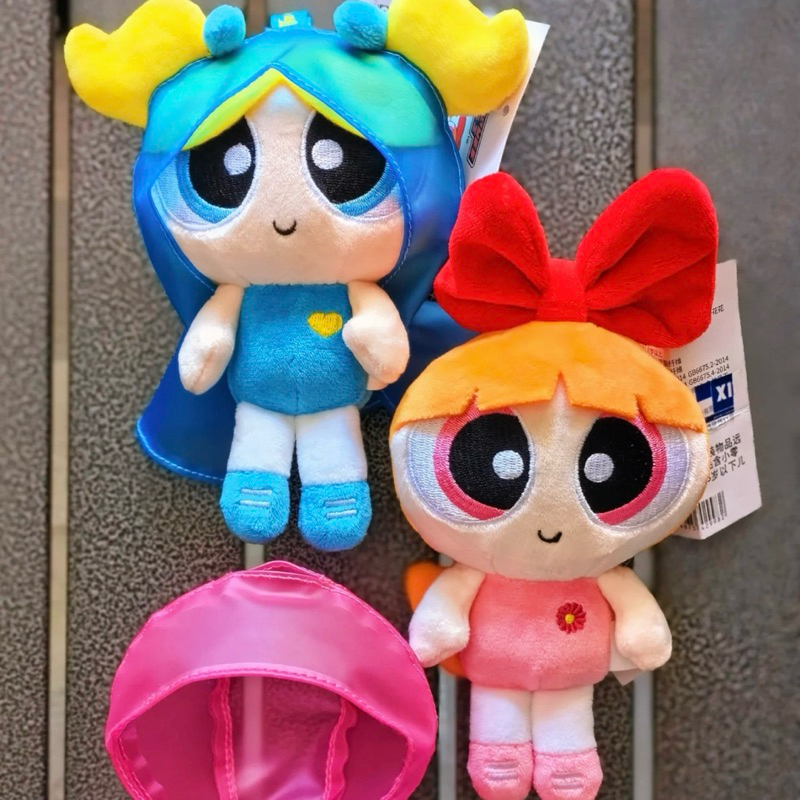 พร้อมส่ง🌈พวงกุญแจ Powerpuff Girls ชุดกันฝน Rain Coat น่ารักมากๆ ตุ๊กตาห้อยกระเป๋า keychain doll gift 46109