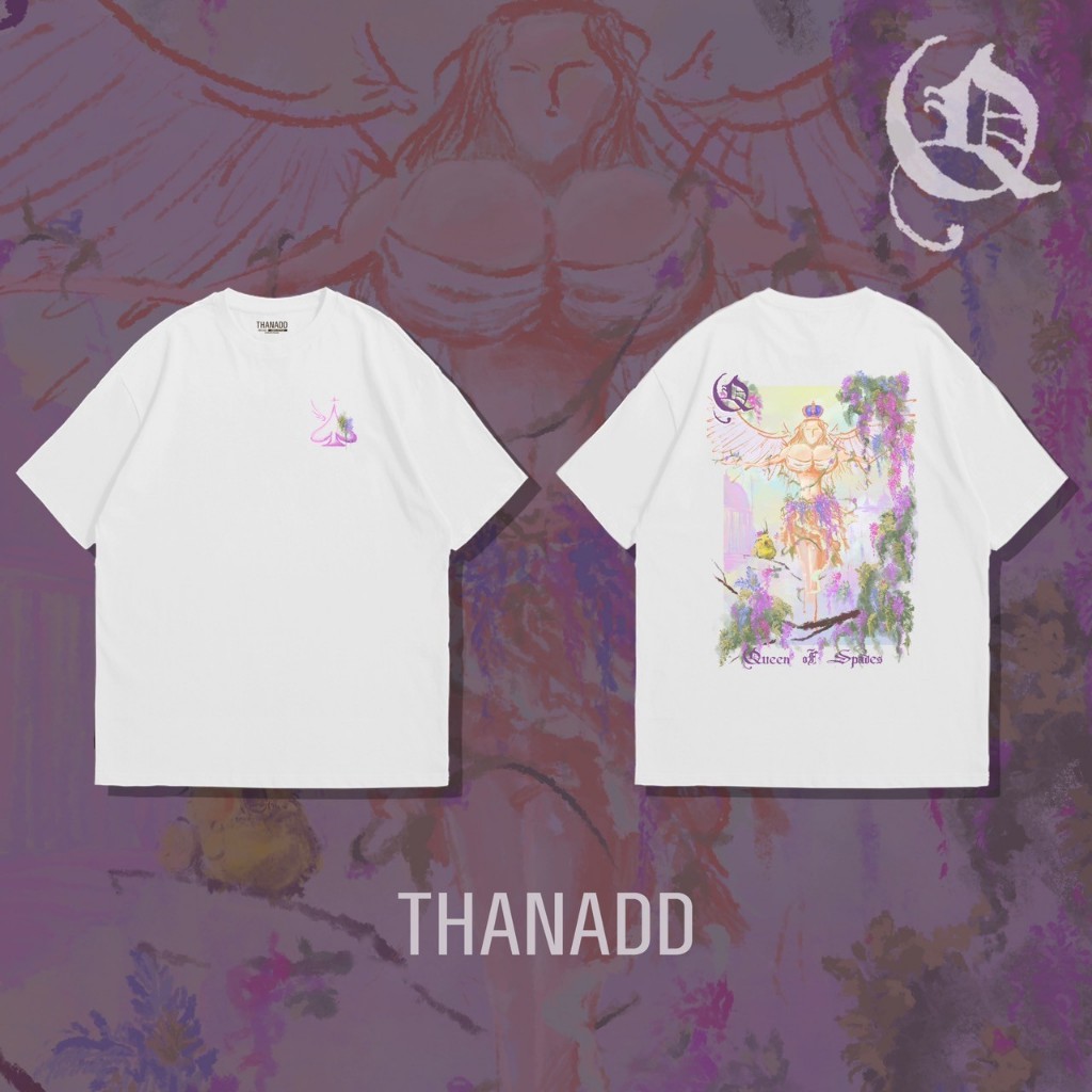 THANADD เสื้อยืด Queen of Spades