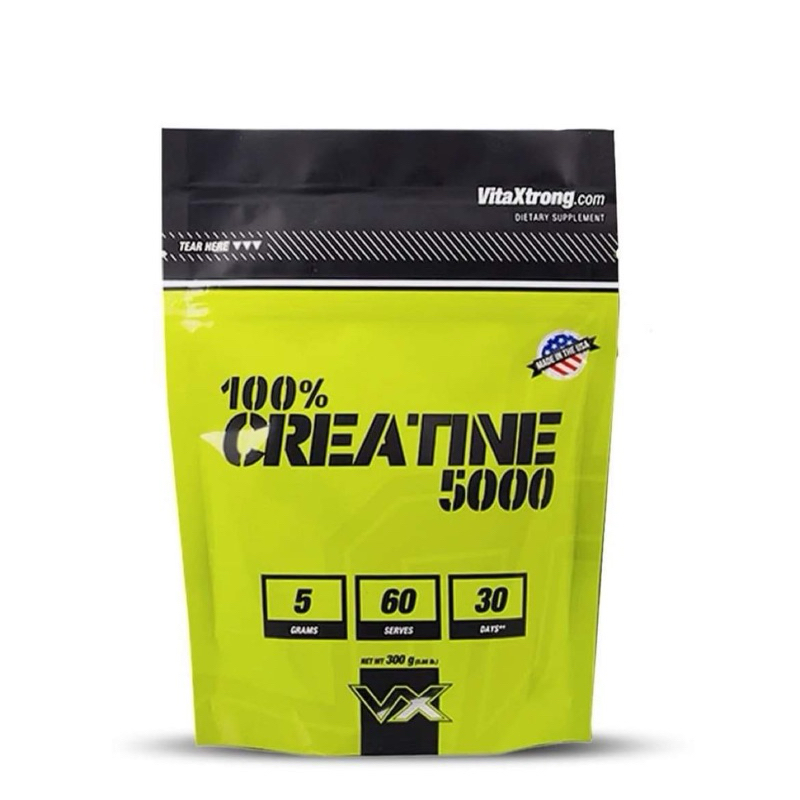 CREATINE 5000 ขนาด 300 g. ของแท้% เพิ่มพละกำลัง สะสมพลังงานให้กล้ามเนื้อ