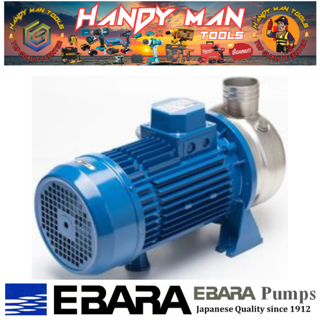 EBARA ปั๊มแสตนเลสใบพัดปิด 4HPรุ่น DWC-N 500/3.0